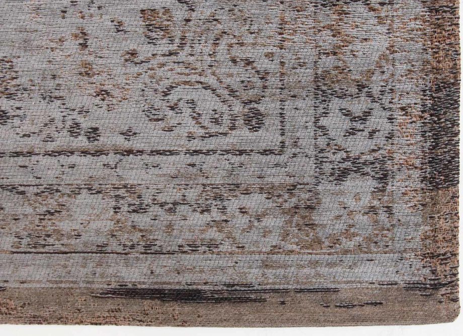 Louis De Poortere tapet LX 8257 Fading World Medaillon Grey Ebony corner