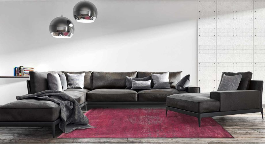 Louis De Poortere tapet LX 8260 Fading World Medaillon Scarlet interior
