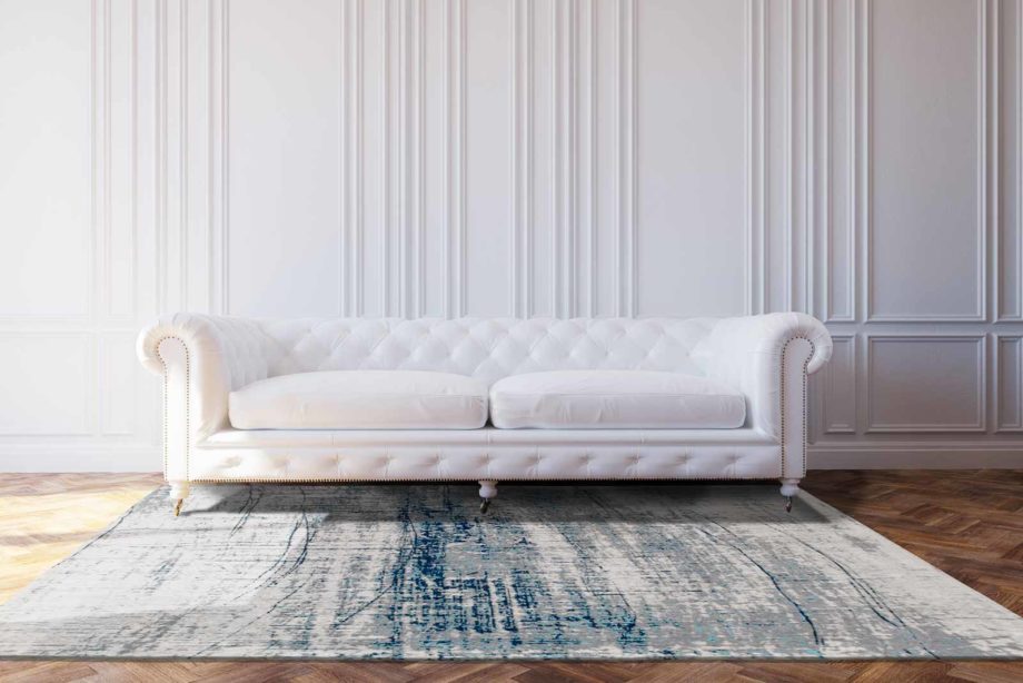 Louis De Poortere tapet LX 8421 Mad Men Griff Bronx Azurite interior 2