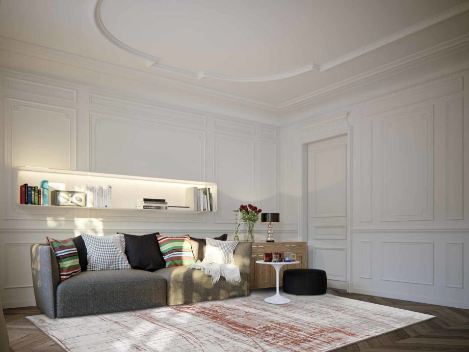 Louis De Poortere tapet LX 8956 Mad Men Griff Copperfield interior