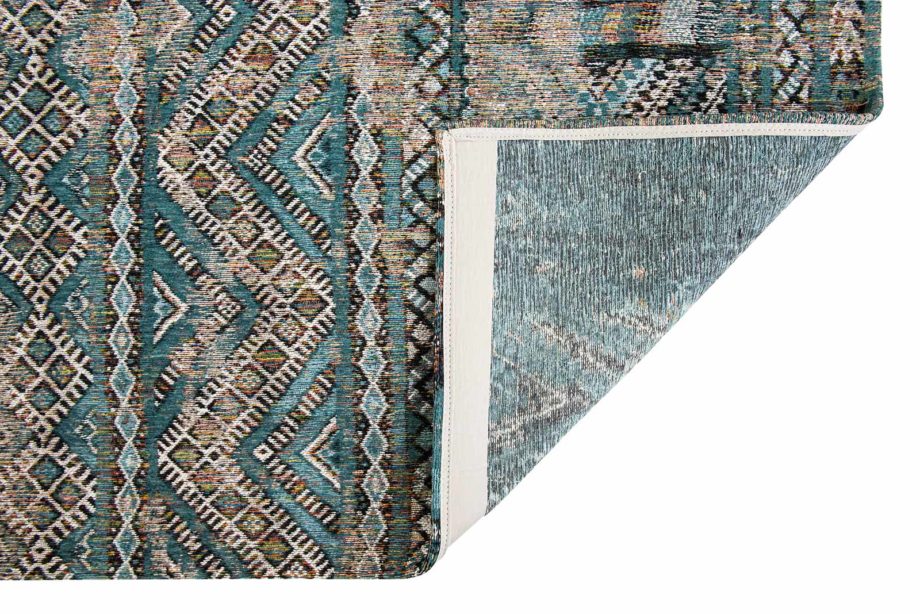 Louis De Poortere tapet LX 9110 Antiquarian Kilim Zemmuri Blue back