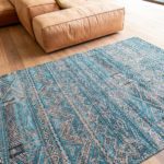 Louis De Poortere tapet LX 9110 Antiquarian Kilim Zemmuri Blue interior 6