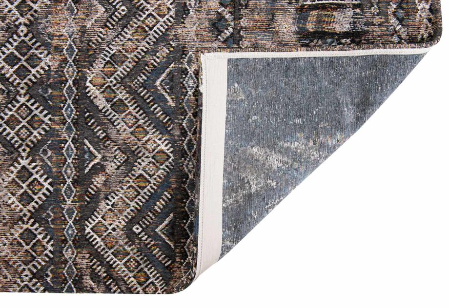Louis De Poortere tapet LX 9113 Antiquarian Kilim Black Rabat back