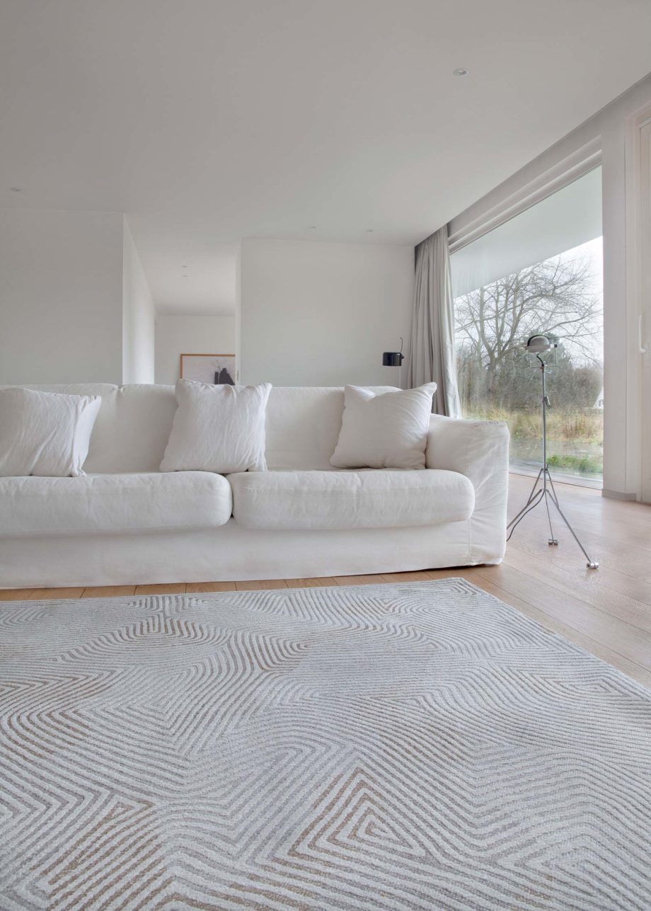 Louis De Poortere tapet LX 9228 Meditation Coral Oyster White interior 1