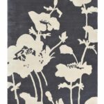 Florence Broadhurst Floral 300 Charcoal 039604