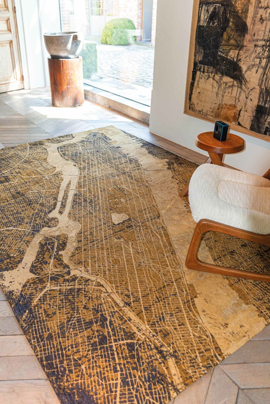 Louis De Poortere tapet Cities New York 9315 Gatsby Gold interior 2