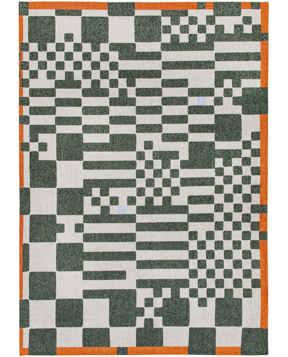 Louis De Poortere tapet Craft Chess 9339 Deep Green