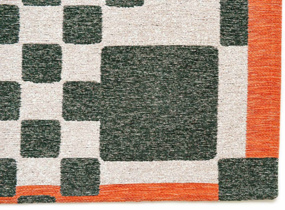 Louis De Poortere tapet Craft Chess 9339 Deep Green corner
