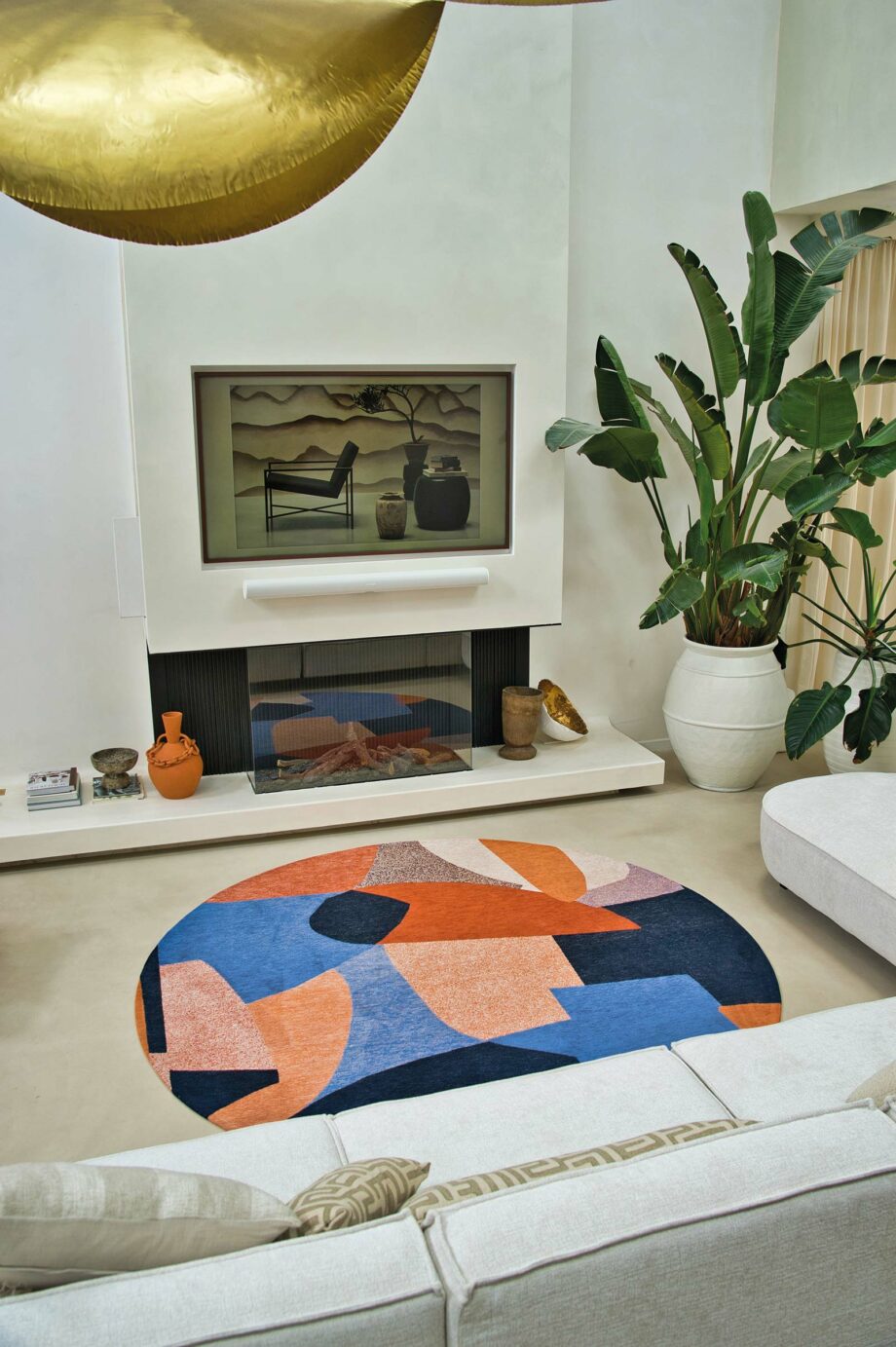 Louis De Poortere tapet Gallery Shapes 9368 Carpe Diem interior 1
