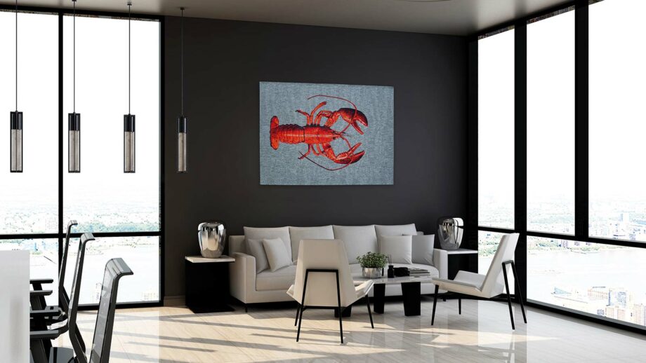 Louis De Poortere tapet Pop 9389 Steam Red interior 1