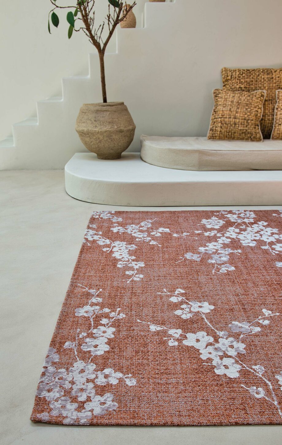 Louis De Poortere tapet Sakura 9371 Copper Pink interior 1