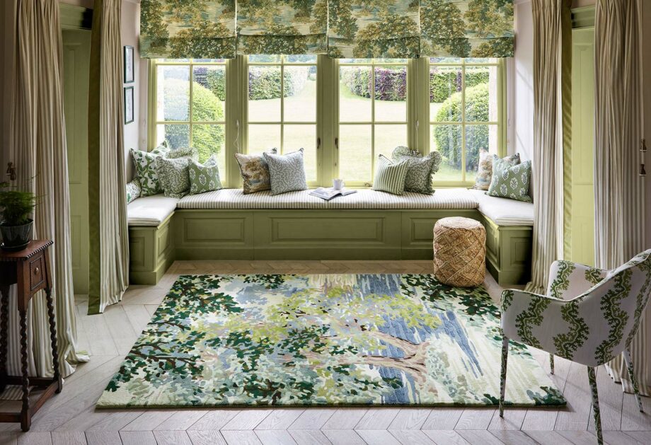 Sanderson Ancient Canopy Forest Green 146708 interior 2