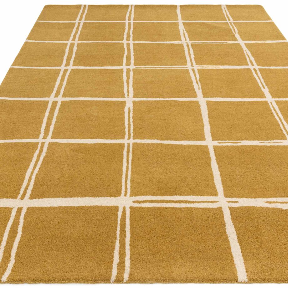 Asiatic tapet Albany Grid Gold 1