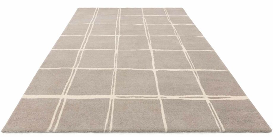 Asiatic tapet Albany Grid Grey 1 3D