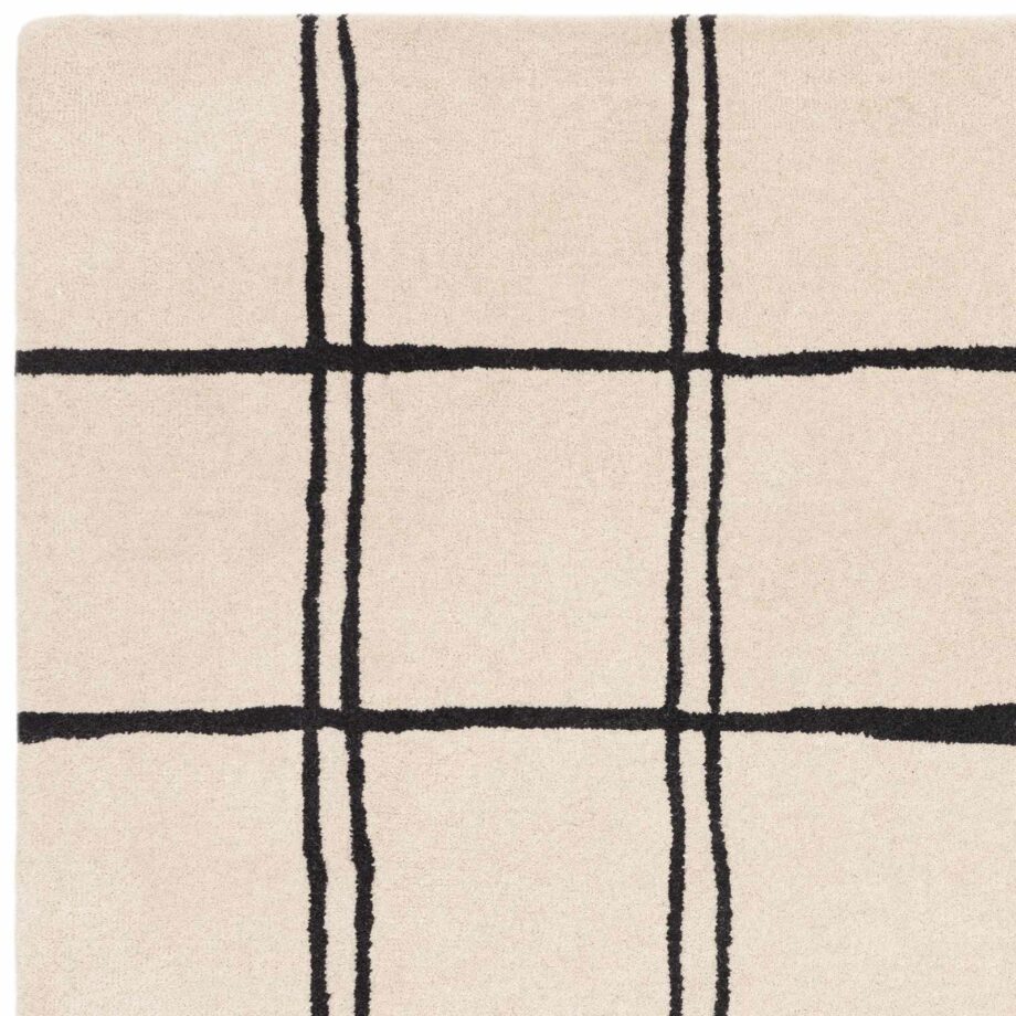 Asiatic tapet Albany Grid Monochrome 2