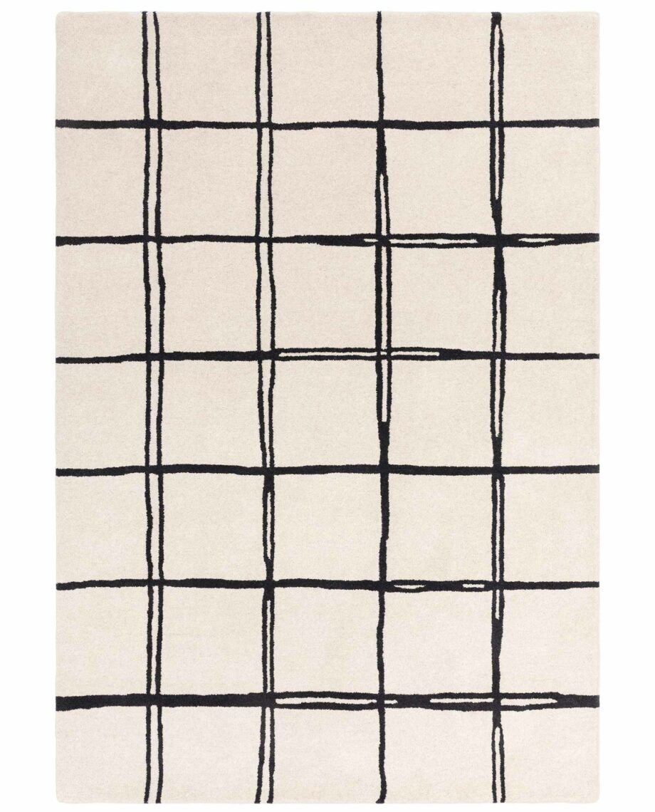 Asiatic tapet Albany Grid Monochrome