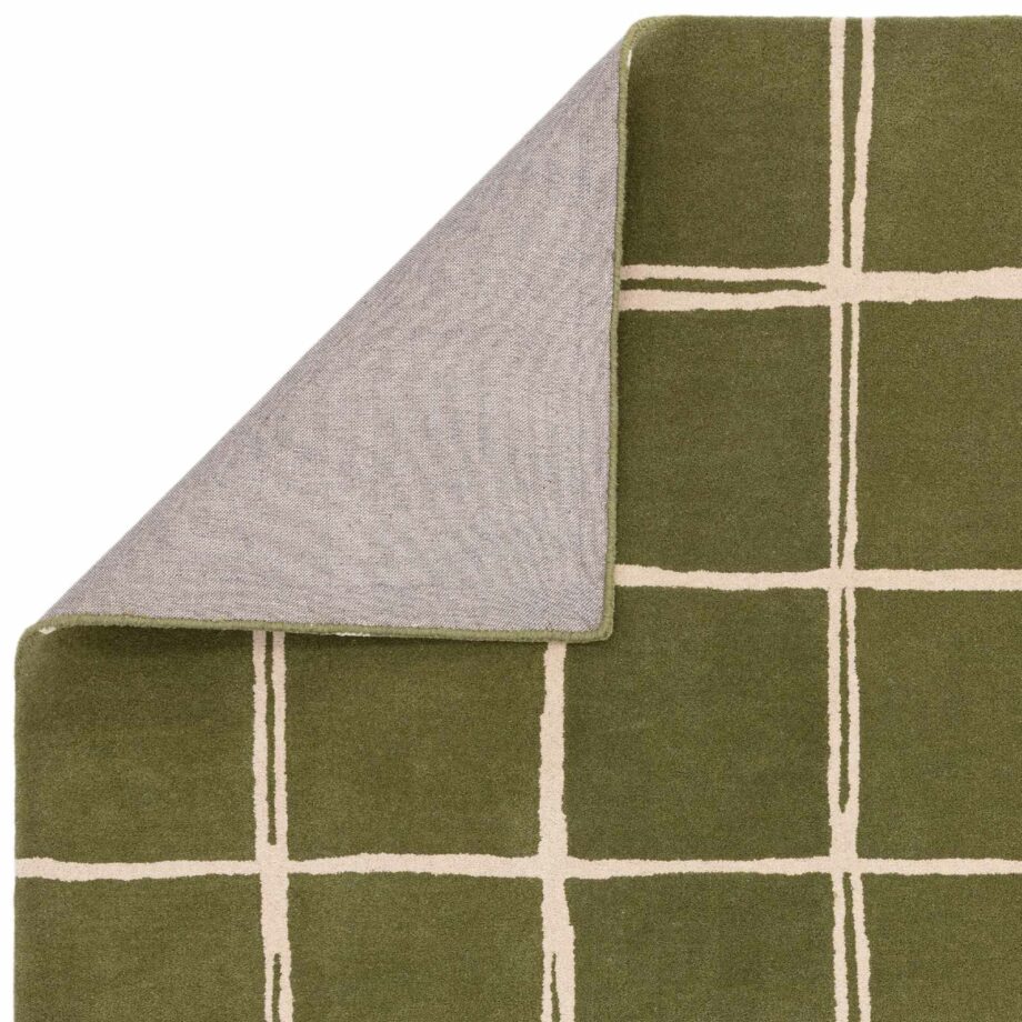 Asiatic tapet Albany Grid Olive 3