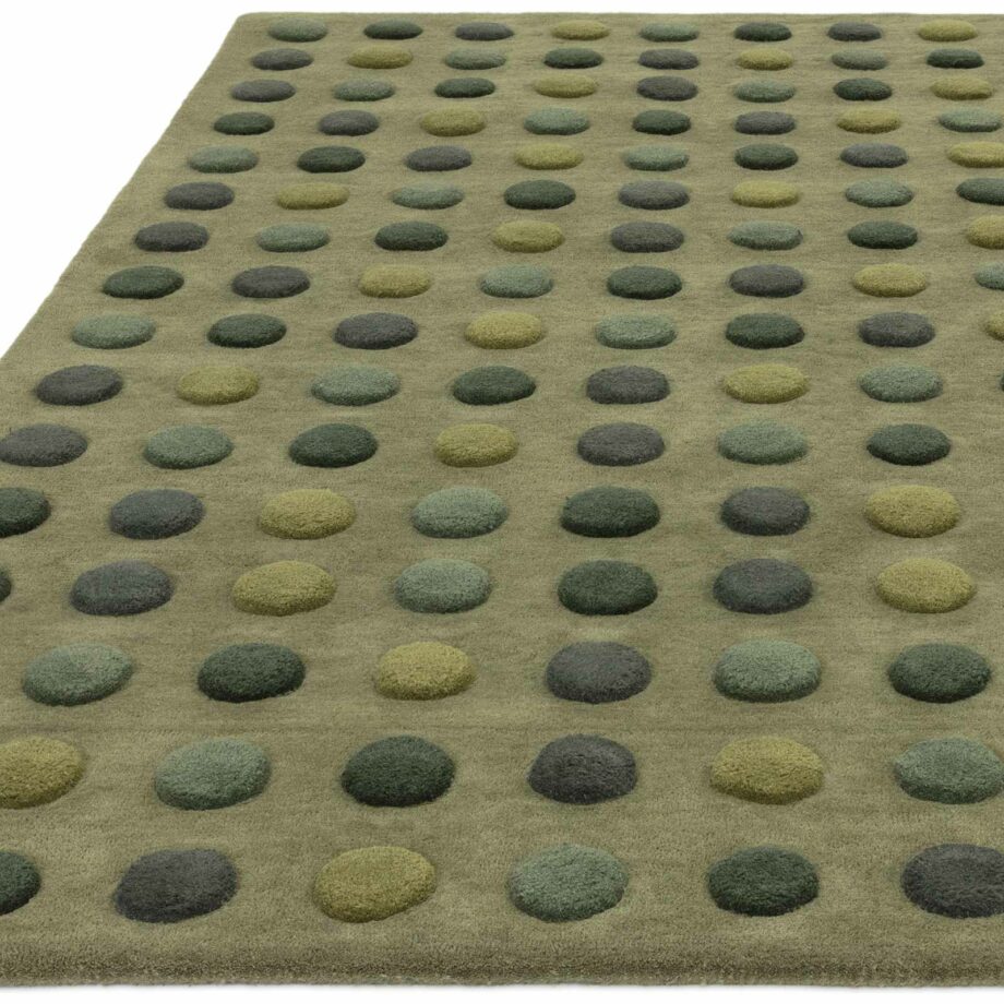 Asiatic tapet Dotty Green 1