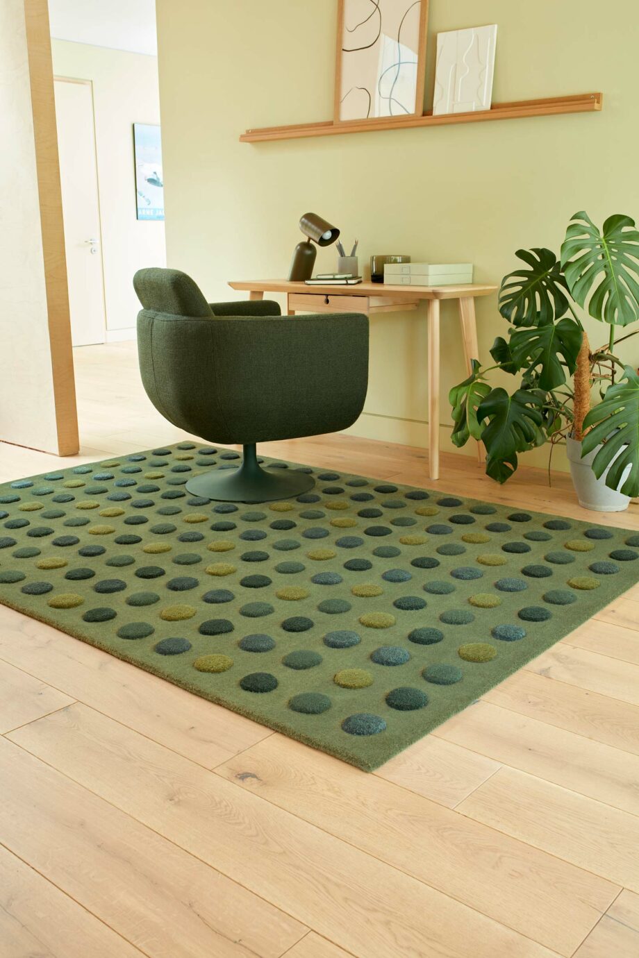 Asiatic tapet Dotty Green interior v2