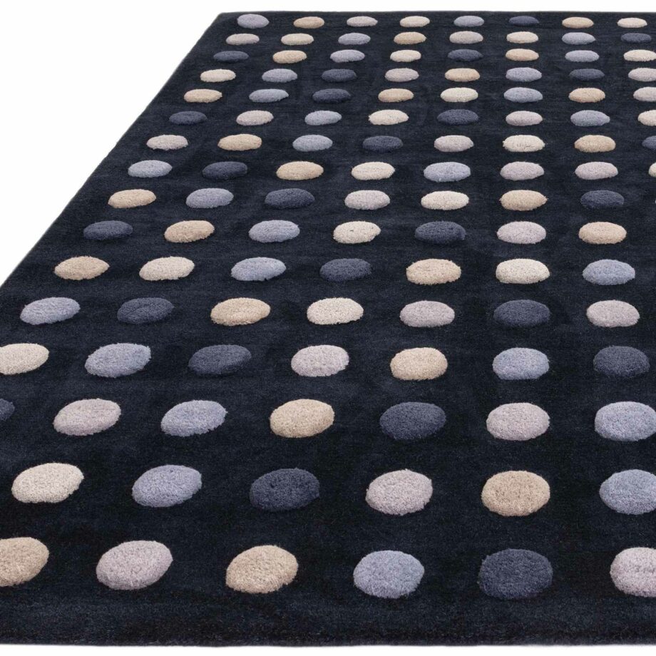 Asiatic tapet Dotty Navy 1