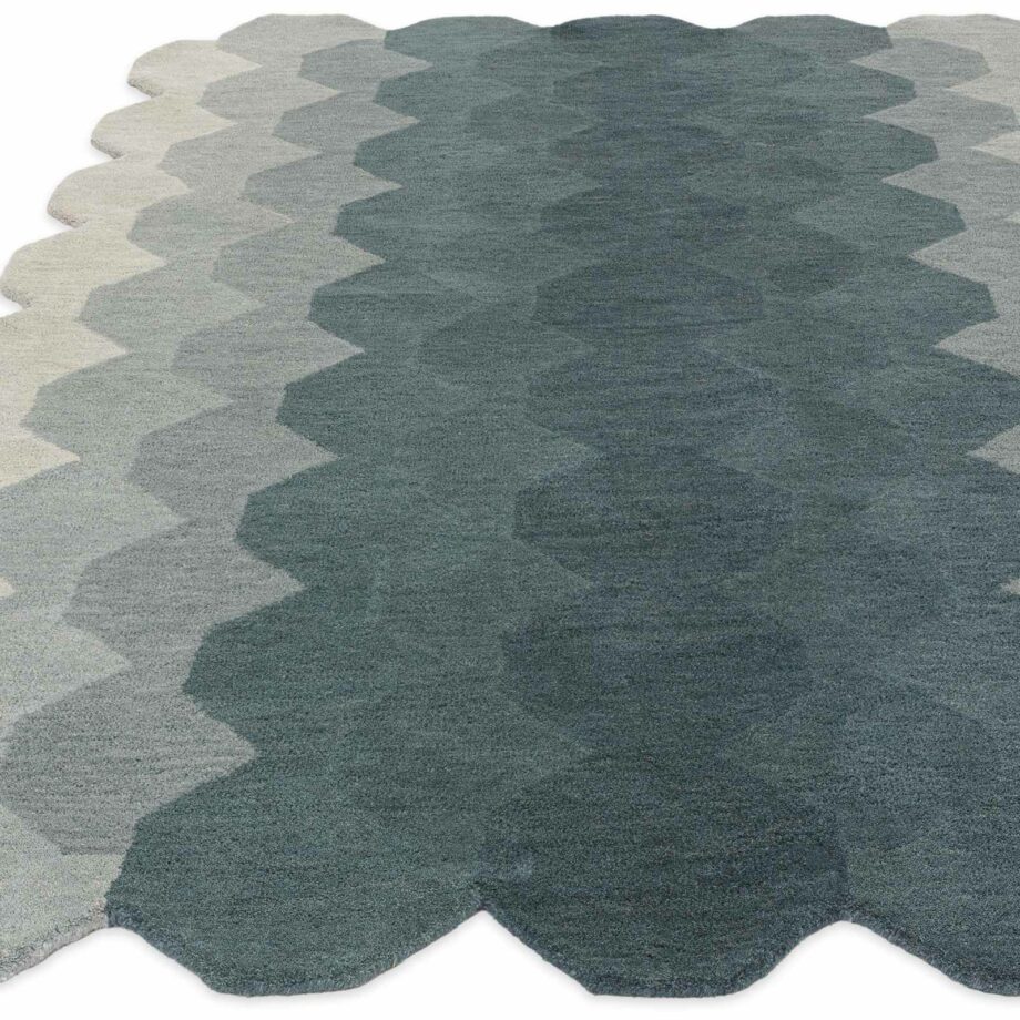 Asiatic tapet Hive Teal 1