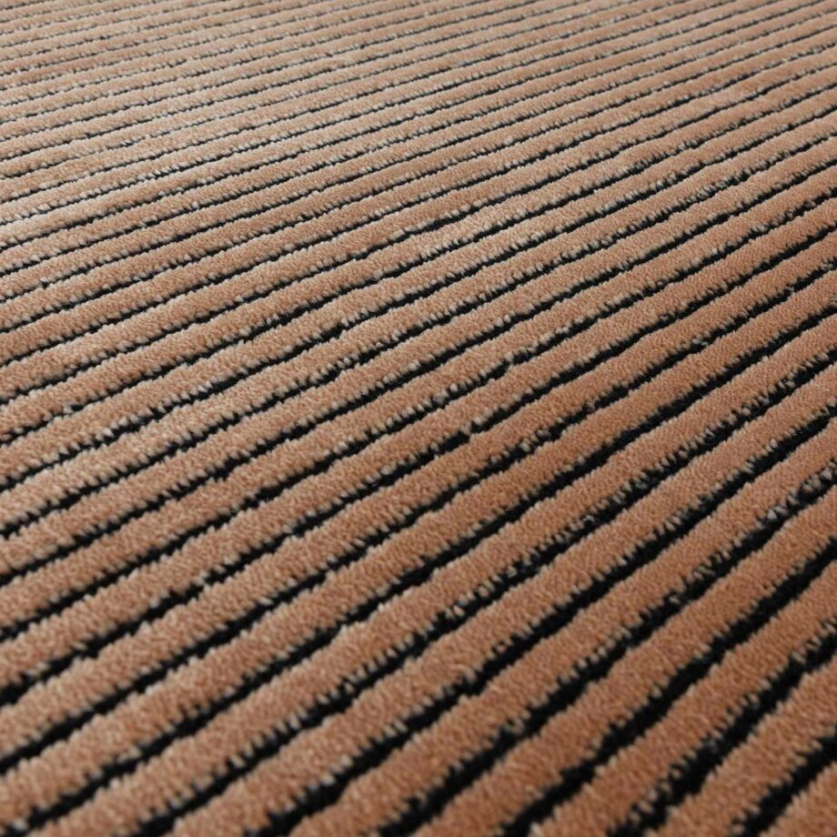 Asiatic tapet Kuza Stripe Terracotta 4