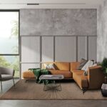 Asiatic tapet Kuza Stripe Terracotta interior