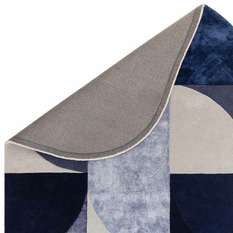 Asiatic tapet Matrix 74 Oval Indigo 3