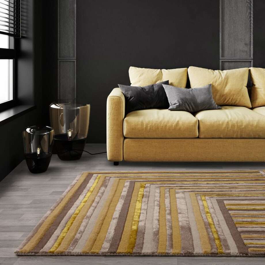 Asiatic tapet Matrix 79 Network Gold interior square