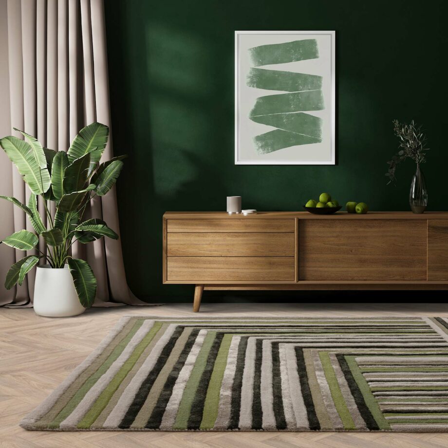Asiatic tapet Matrix 82 Network Forest interior square