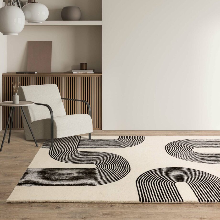 Asiatic tapet Matrix 87 Arches Black interior square