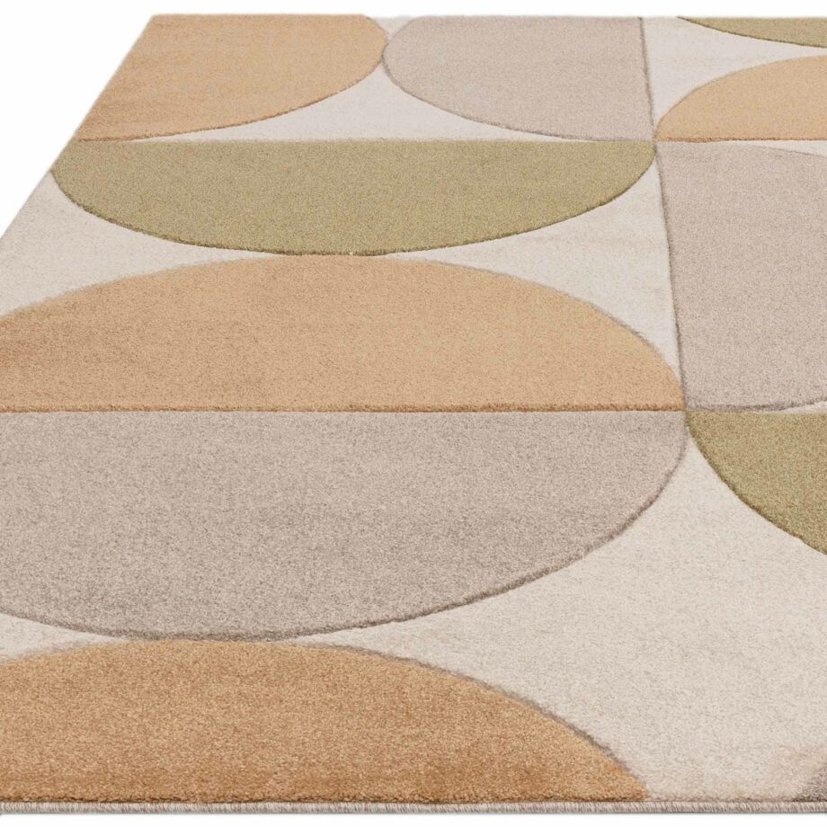 Asiatic tapet Sketch SK15 Curve Ochre 1