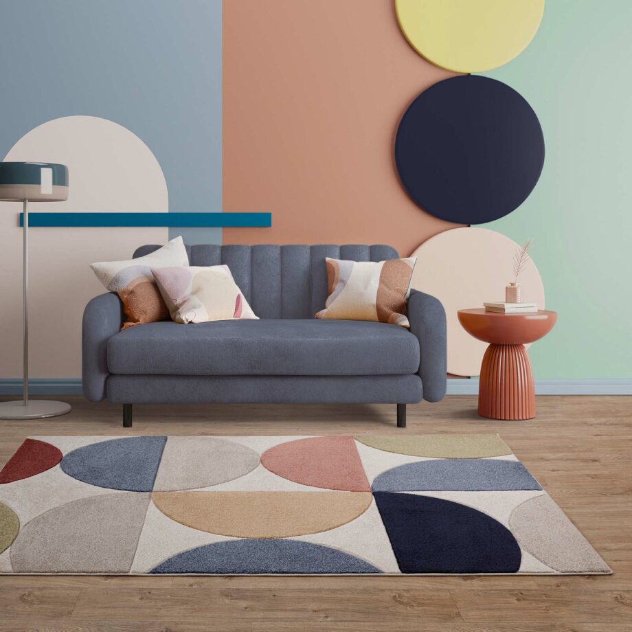 Asiatic tapet Sketch SK16 Curve Multi interior square