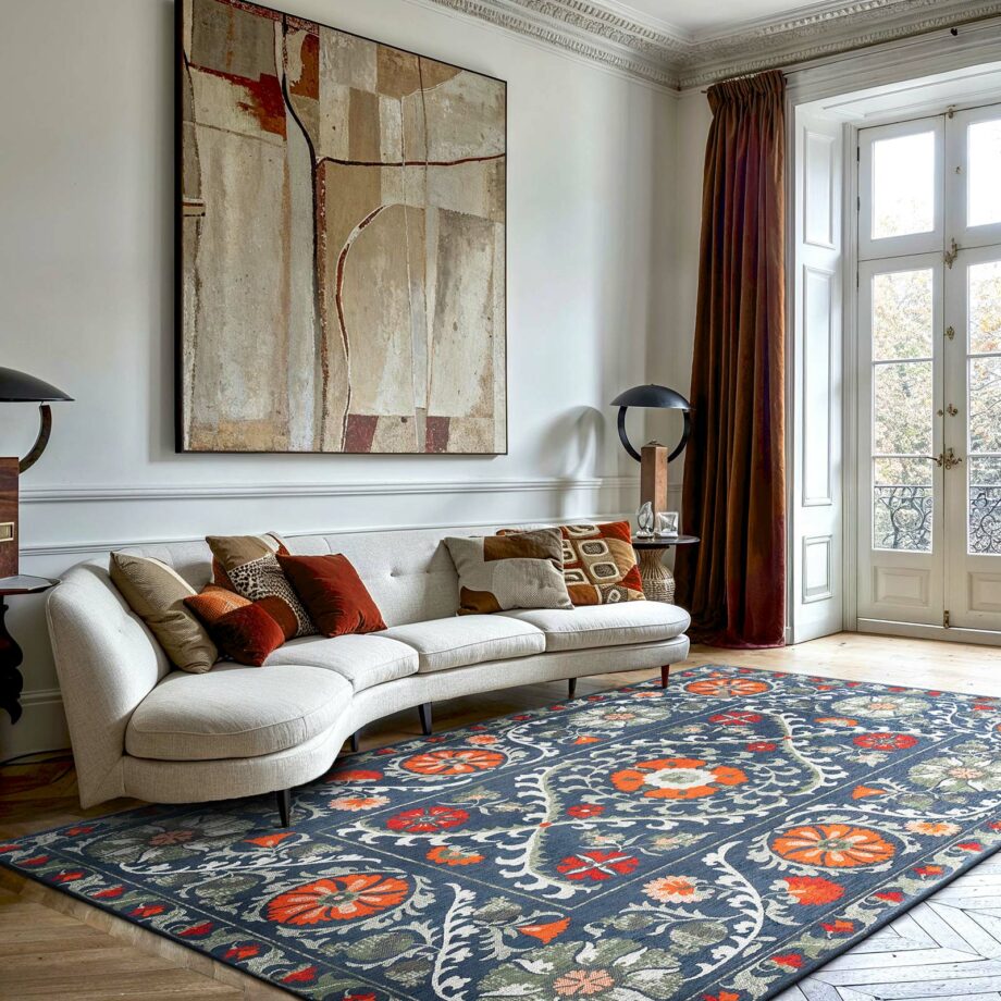 Louis De Poortere tapet Antiquarian Suzani 9730 Nordic Ambiance