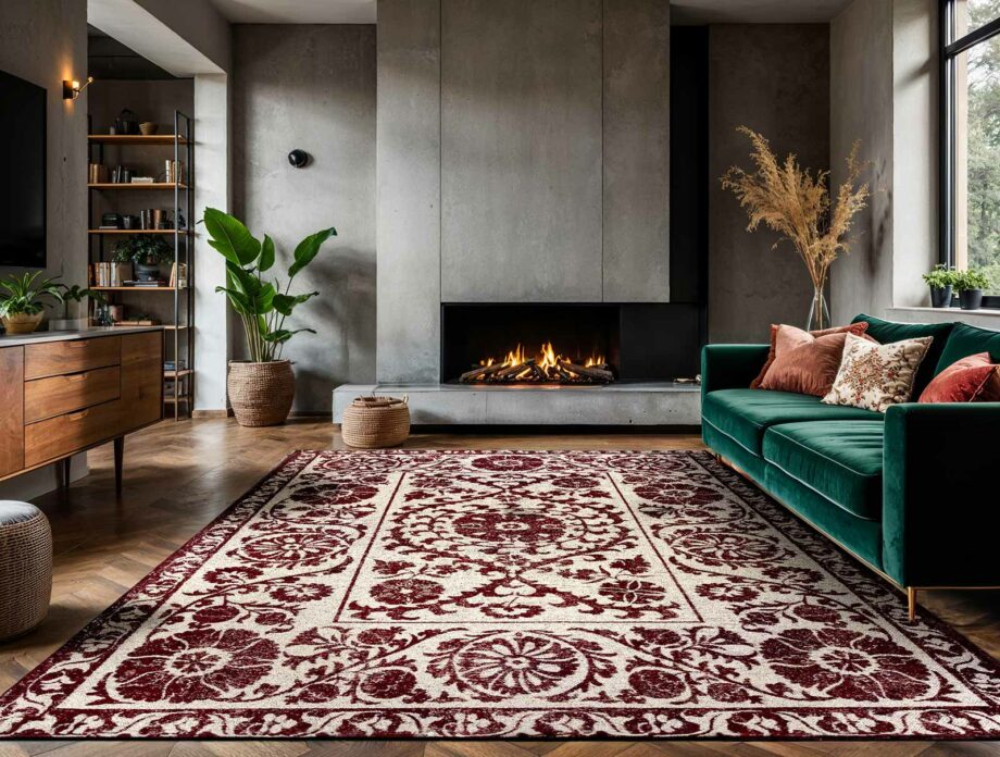 Louis De Poortere tapet Antiquarian Suzani 9734 Zephyr Ambiance
