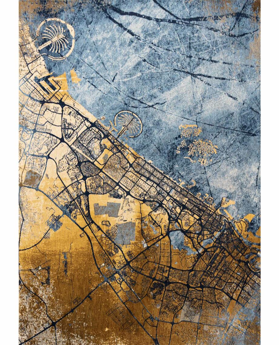 Louis De Poortere tapet Cities Dubai 9698 Gold Sea