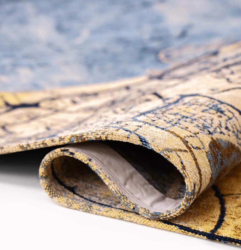 Louis De Poortere tapet Cities Dubai 9698 Gold Sea fold