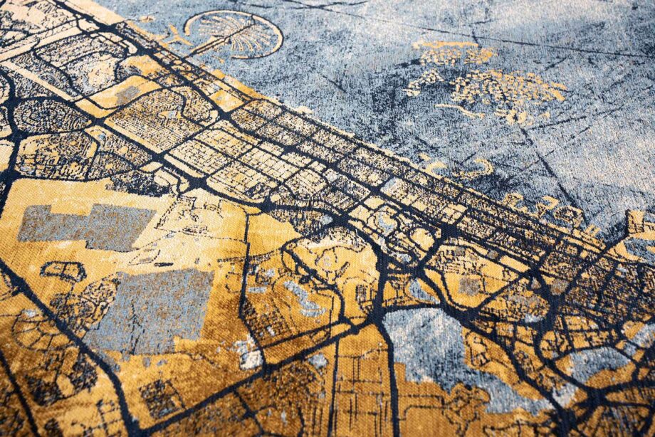 Louis De Poortere tapet Cities Dubai 9698 Gold Sea zoom 4