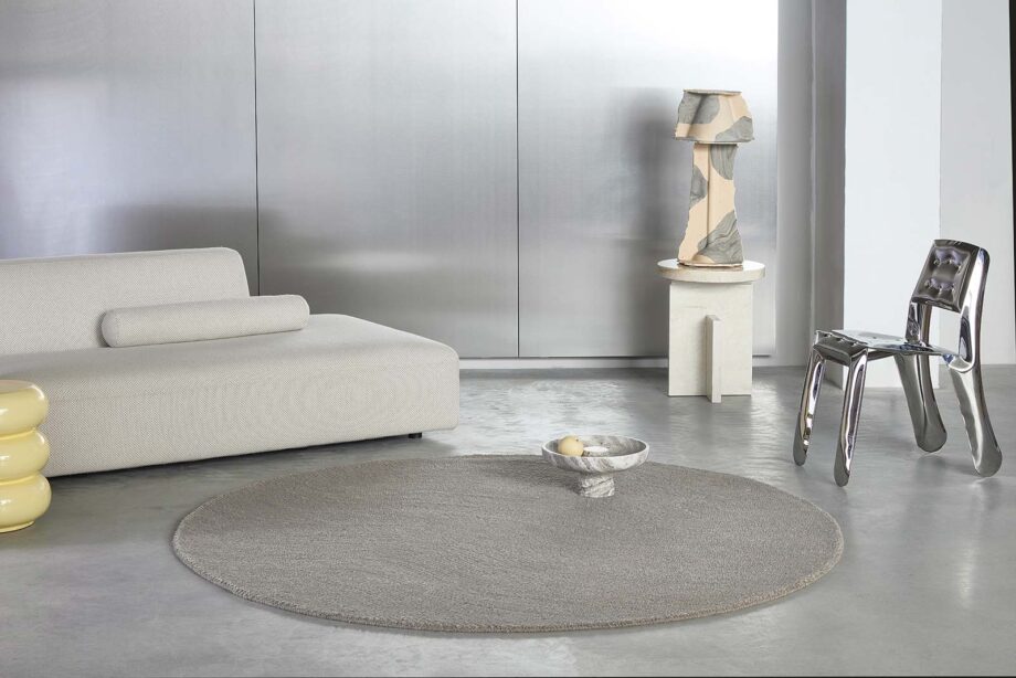 Brink Campman Decor Echo Pebble 089704 round interior A