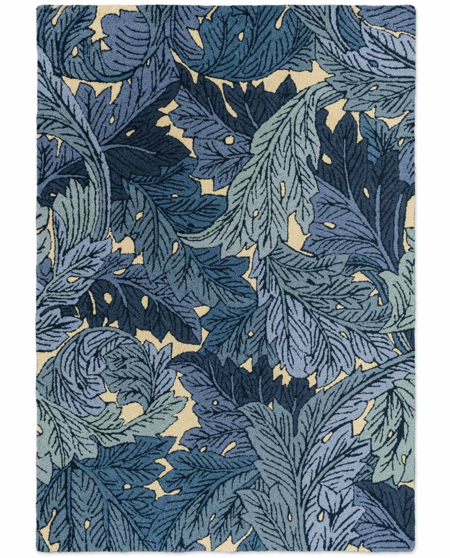 Morris Co Acanthus Indigo 427318 A outdoor
