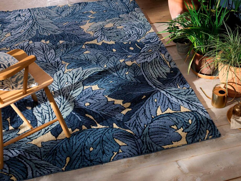 Morris Co Acanthus Indigo 427318 interior B outdoor
