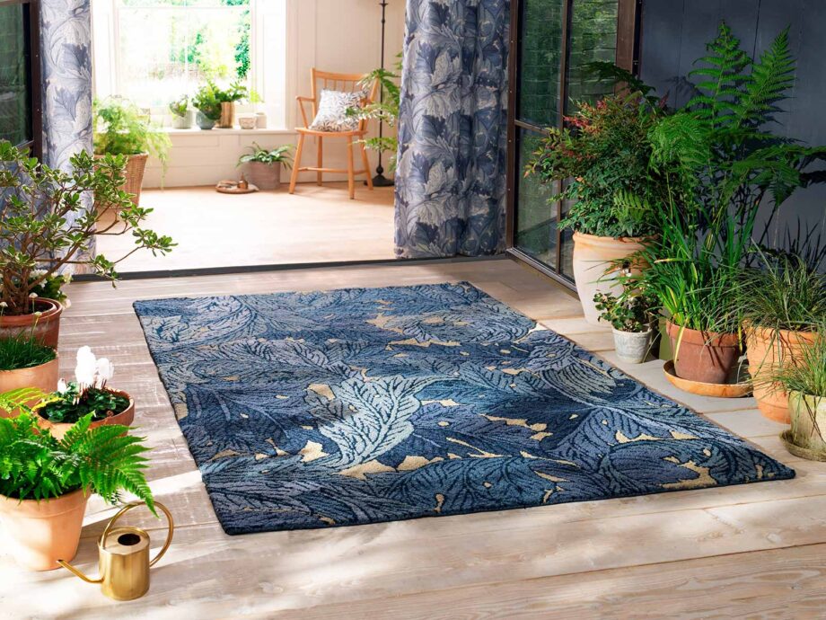 Morris Co Acanthus Indigo 427318 interior E outdoor