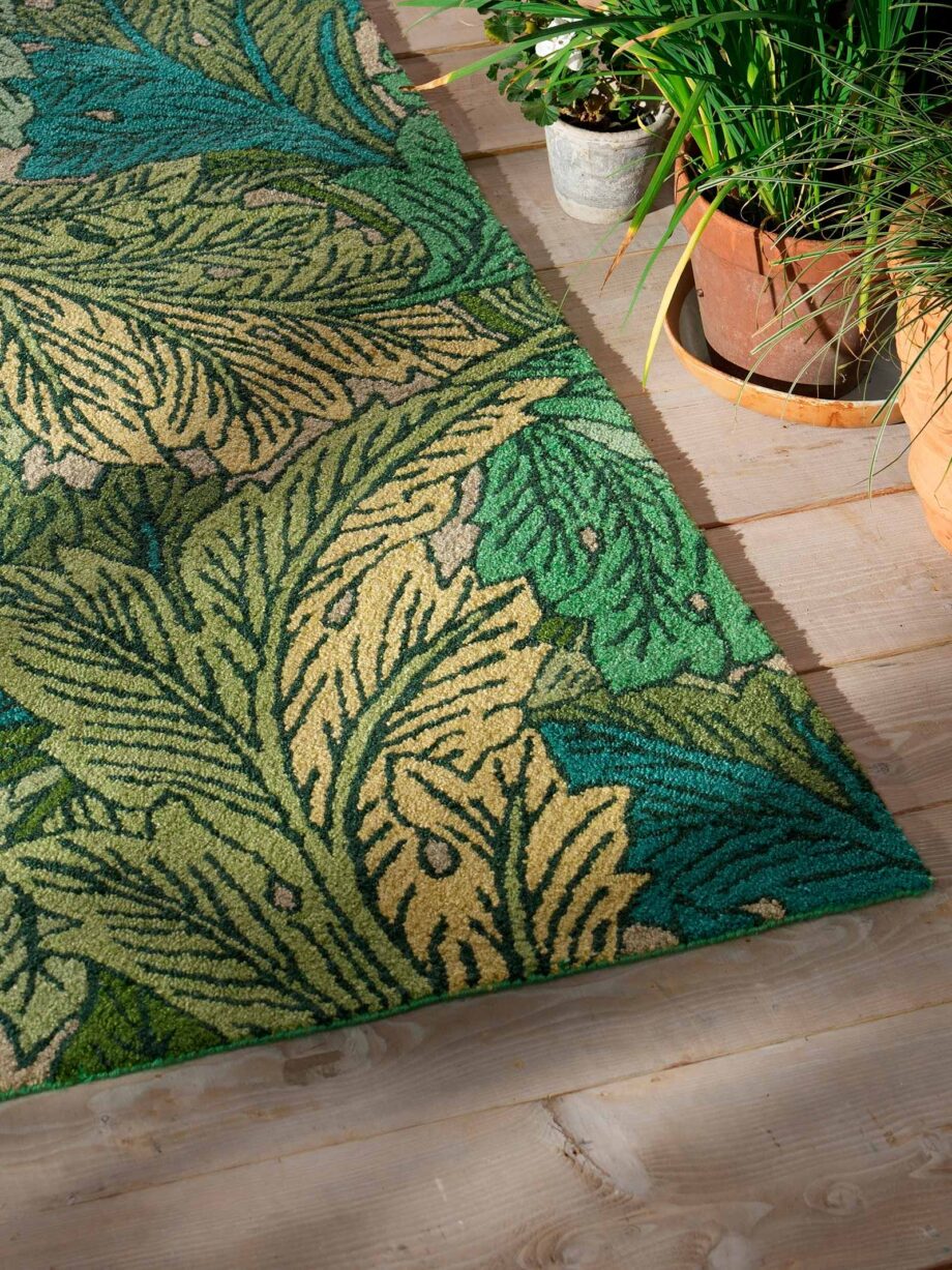 Morris Co Acanthus Nettle Sky Blue 427307 interior D outdoor