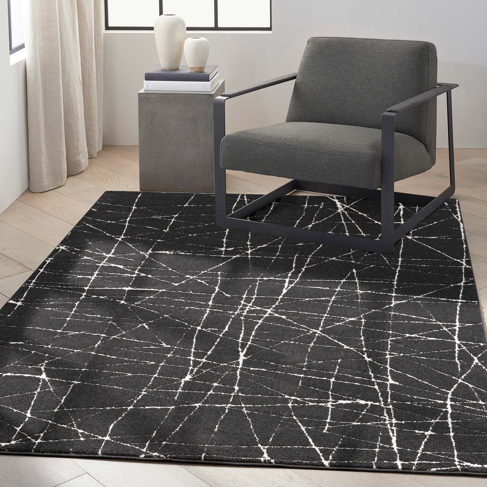 Calvin Klein tapet Balance CK023 BLN02 BLKIV BLACK IVORY 5x7 099446081414 interior 1