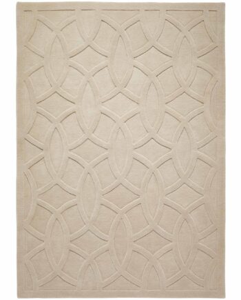 Concept Looms tapet Priory PR 101 CIRCLES TAUPE frontal