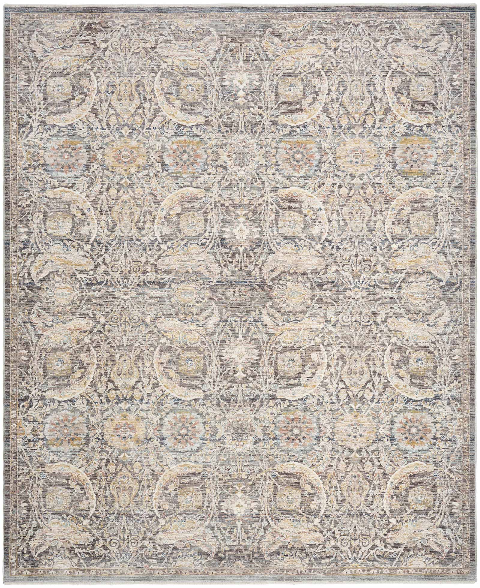Nourison tapet Antique Fusion ANF03 CHAMT CHARCOAL MULTICOLOR 5x8 841491157831