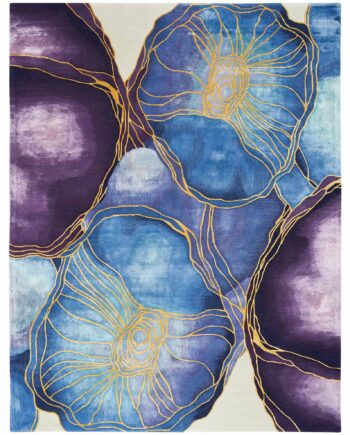Nourison tapet Prismatic PRS32 BLGLD BLUE GOLD 4x6 099446135179