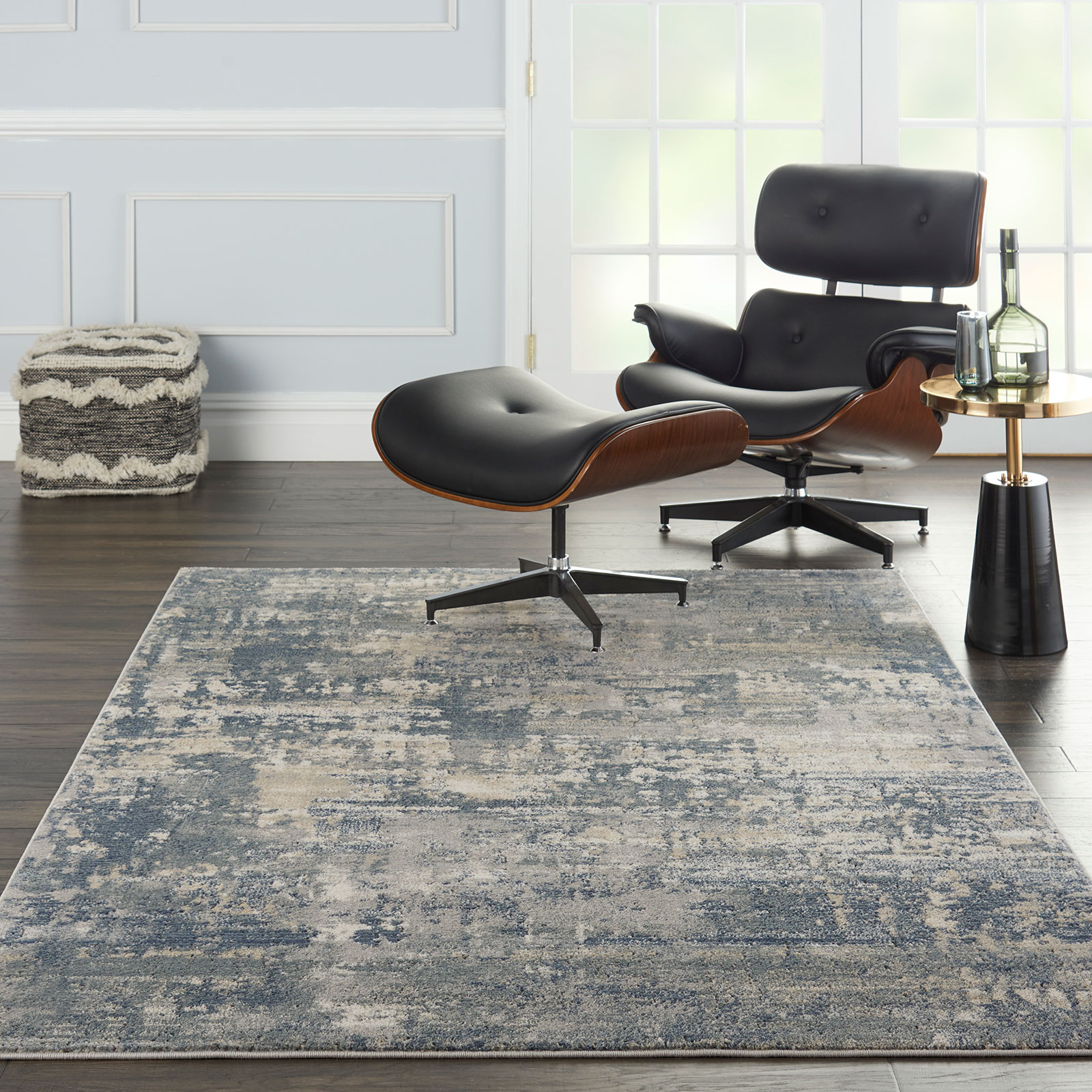 Nourison tapet Quarry QUA04 GRYBG GREY BEIGE 5x7 099446746221 interior 1