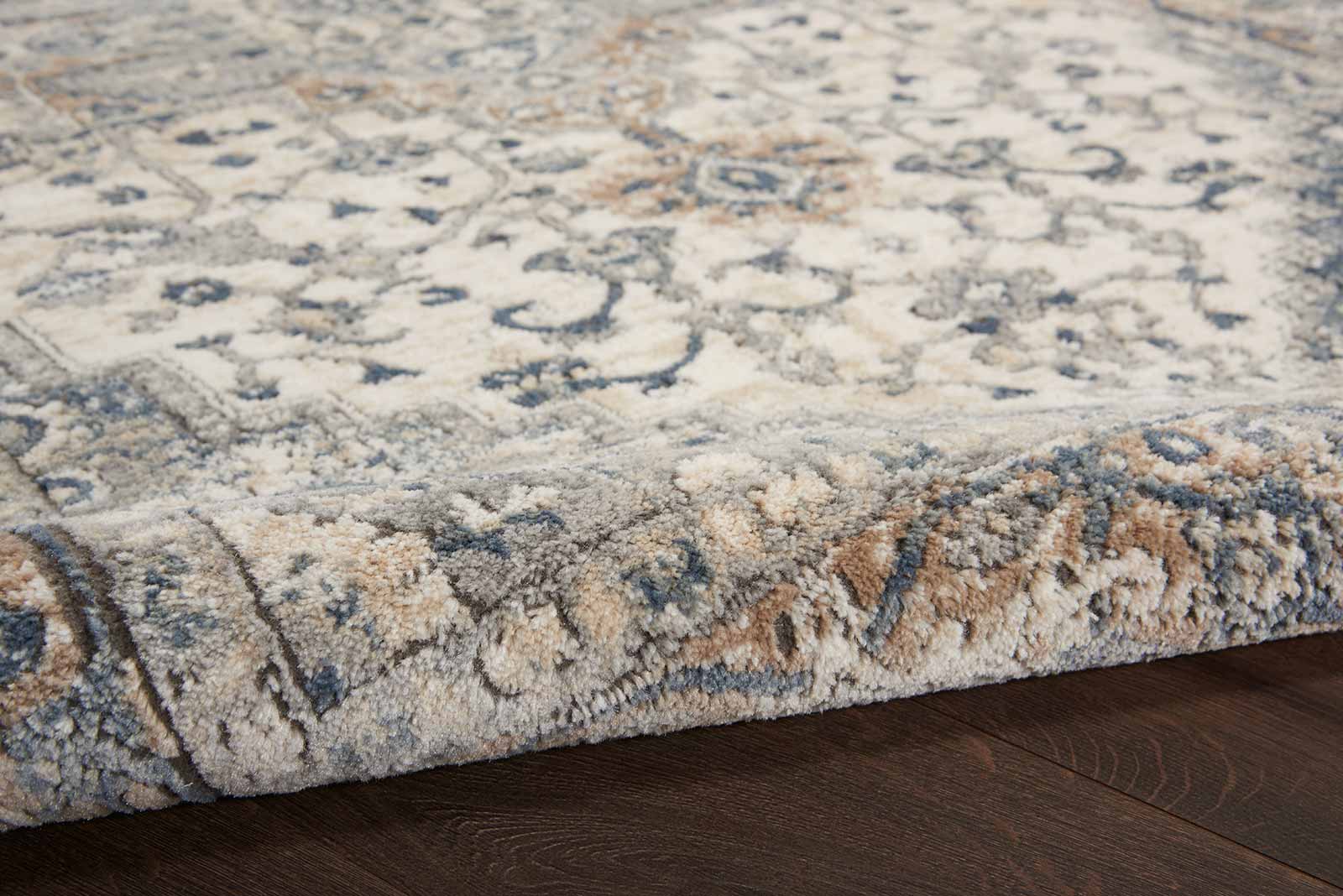 Nourison tapet Quarry QUA05 IVGRY IVORY GREY 5x7 099446746276 TX01