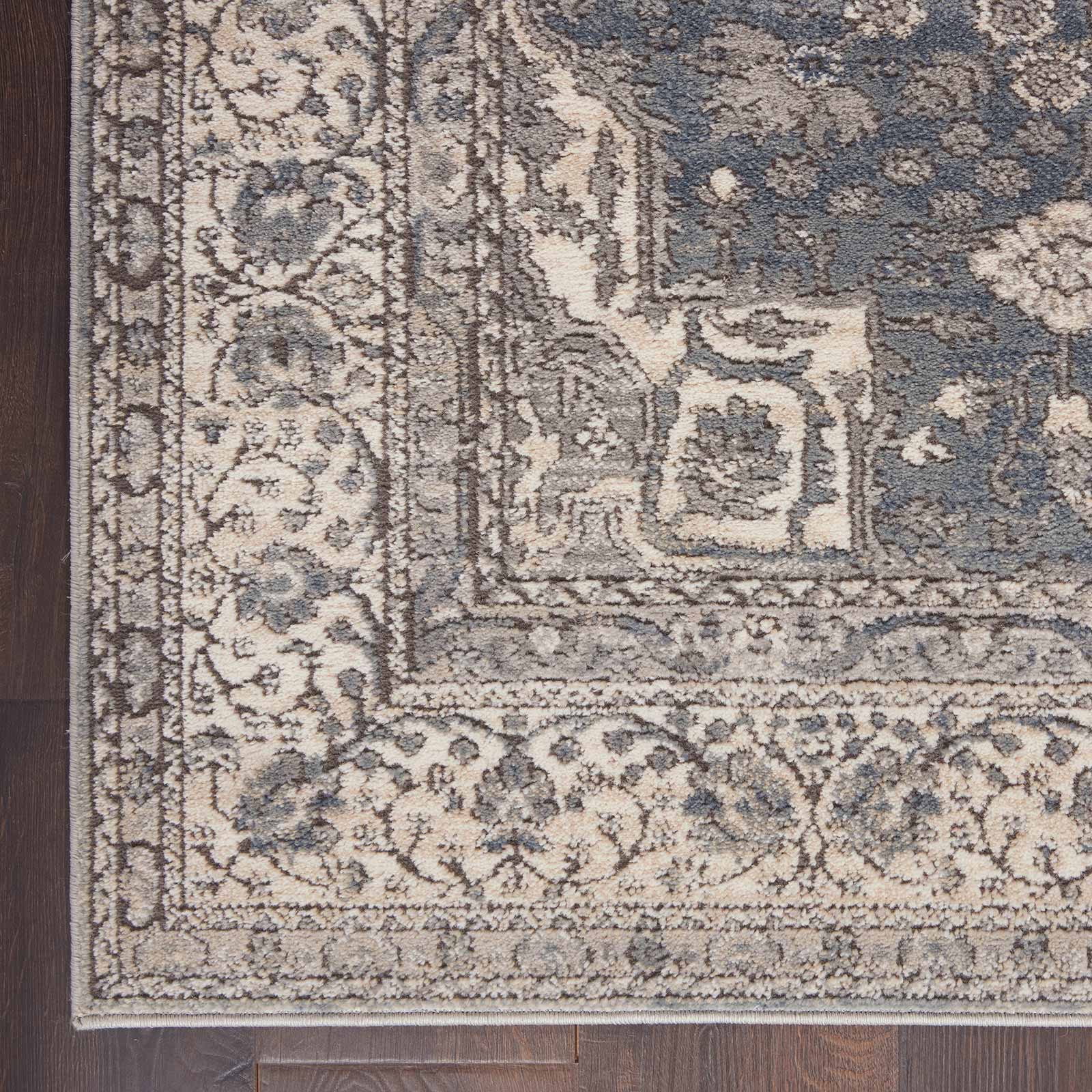 Nourison tapet Quarry QUA07 GRYIV GREY IVORY 5x7 099446746306 CR